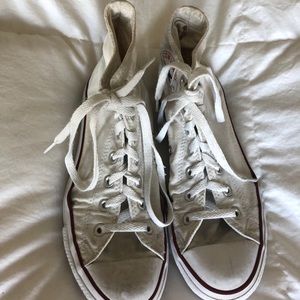 White high top converse
